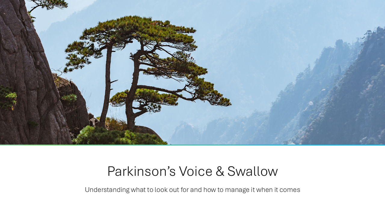 Parkinson's Voice and Swallow